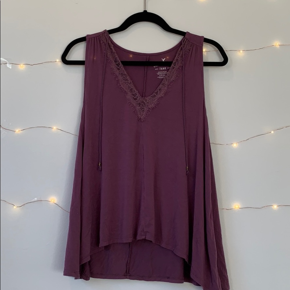 American Eagle Soft and Sexy Purple Tank